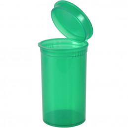 Green Transparent - Pop Top Squeeze Container - 70ML