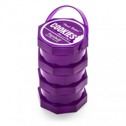Cookies - Purple 3 Stack Container - Large